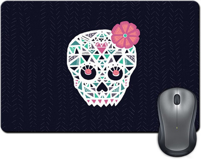 

Rangeele Inkers Vintage Skull Mousepad(Multicolor)