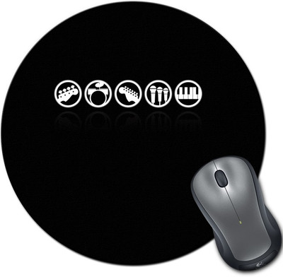 

Rangeele Inkers Music Is Life Round Mousepad(Multicolor)