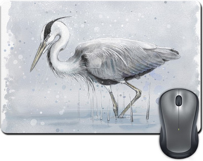 

ShopMantra Bird in Water Digital Paint Mousepad(Multicolor)