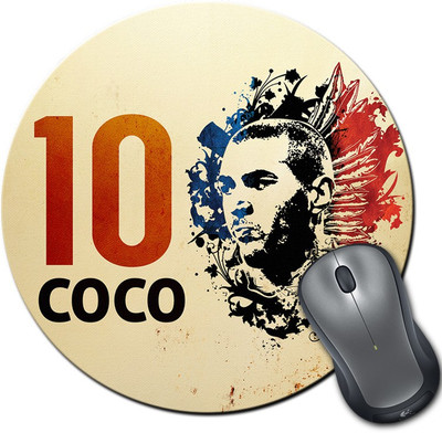 

ShopMantra Karim Benzema France Football Round Mousepad- SMMR00000208 Mousepad(Multicolor)