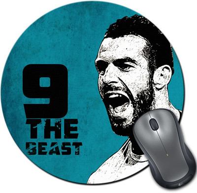 

ShopMantra Alvaro Negredo Footballer Round Mousepad- SMMR00000104 Mousepad(Multicolor)