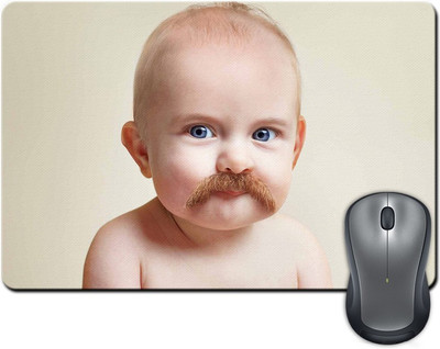 

Rangeele Inkers Cute Funny Baby Mousepad(Multicolor)