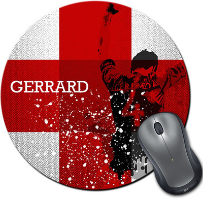 

ShopMantra Steven Gerrard Liverpool F.C. Round Mousepad- SMMR00000128 Mousepad(Multicolor)