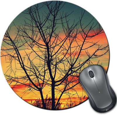 

Rangeele Inkers Beautiful Landscape Photography Round Mousepad(Multicolor)