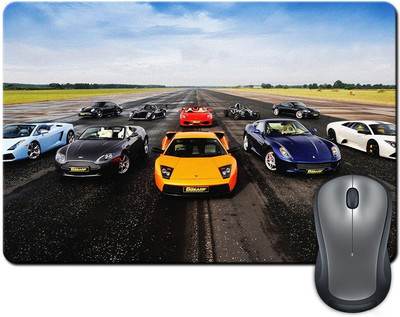 

Rangeele Inkers Ready To Race Mousepad(Multicolor)
