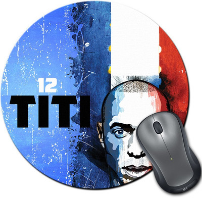 

ShopMantra Thierry Daniel Henry France Football Round Mousepad- SMMR00000250 Mousepad(Multicolor)
