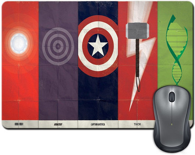 

Rangeele Inkers Avengers Comic Minimals Mousepad(Multicolor)