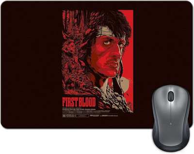 

Rangeele Inkers Rambo First Blood Art Mousepad(Multicolor)