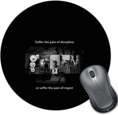 

Rangeele Inkers Pain Of Disipline Round Mousepad(Multicolor)