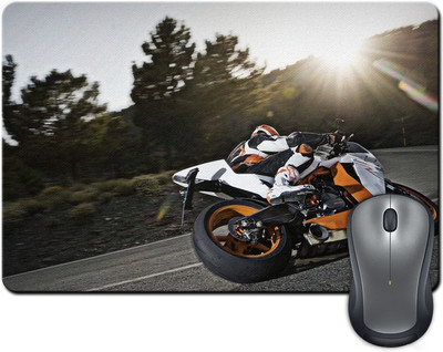

Rangeele Inkers Biker On Ride Mousepad(Multicolor)