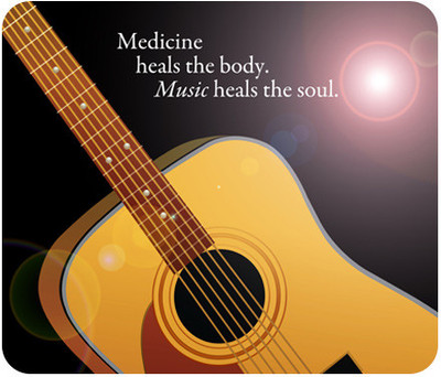 

Allthingscustomized Music Heals Mousepad(Multicolor)