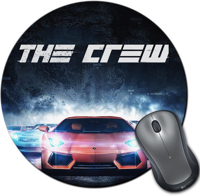 

Rangeele Inkers Nfs The Crew Round Mousepad(Multicolor)