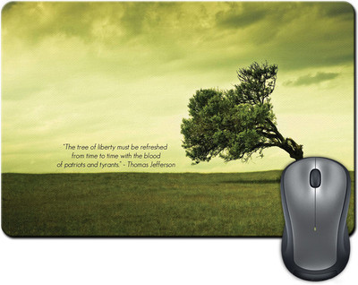 

ShopMantra Tree Of Liberty Quote Mousepad(Multicolor)