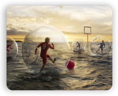 Magic Cases Latest design football water ball sky people stylish mousepad Mousepad(Multicolor)