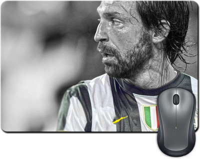 

Rangeele Inkers Andrea Pirlo Football Italy Mousepad(Multicolor)