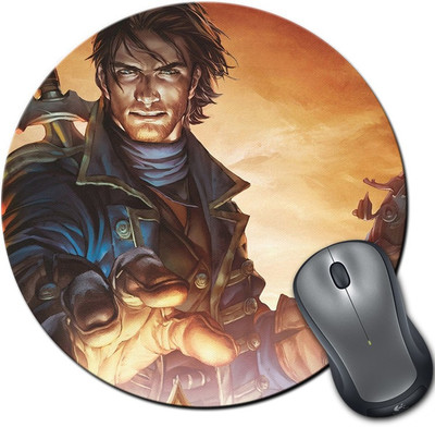 

Rangeele Inkers Gable 3 Round Mousepad(Multicolor)
