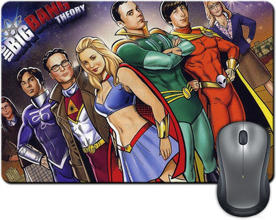 

Rangeele Inkers Big Bang Theory Superhero Mousepad(Multicolor)