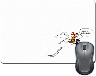 

Rangeele Inkers Calvin And Hobbes Exploring Mousepad(Multicolor)