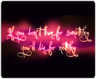 

Lovely Collection Beautiful Quote Mousepad(Multicolor)