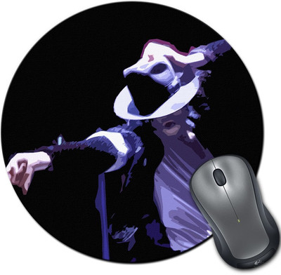 

Rangeele Inkers Micheal Jackson Signature Pose Round Mousepad(Multicolor)