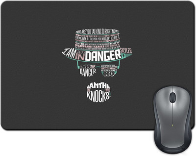 

Rangeele Inkers Heisenberg White Typography Mousepad(Multicolor)
