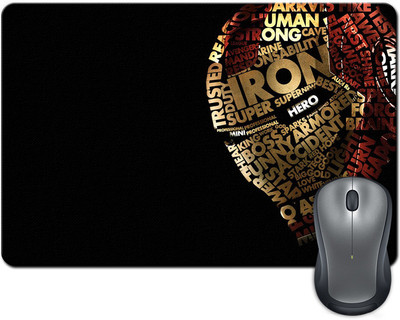 

ShopMantra Iron Man Typography Mask-Smmp00000184 Mousepad(Multicolor)