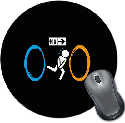 

Rangeele Inkers Go This Side Round Mousepad(Multicolor)