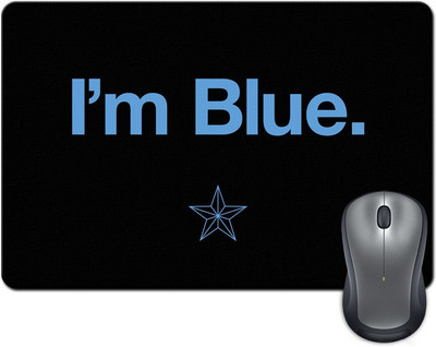 

Rangeele Inkers I Am Blue Chelsea Mousepad(Multicolor)