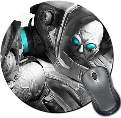 

Rangeele Inkers Cold Heart Batman Arkham Round Mousepad(Multicolor)