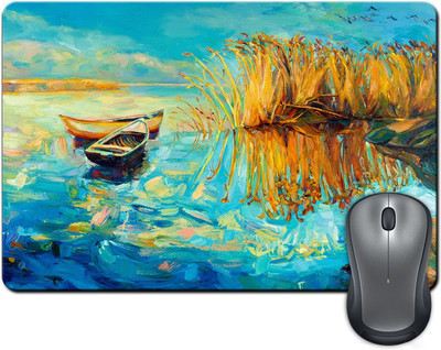 

ShopMantra Artistic Boats Painting Mousepad(Multicolor)