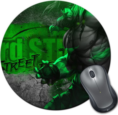 

Rangeele Inkers Street Fighter 3Rd Strike Round Mousepad(Multicolor)