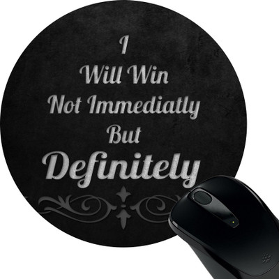 

Huppme Win Mousepad Mousepad(Black)