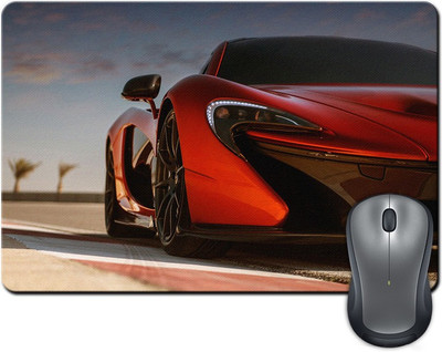 

Rangeele Inkers Red Fastest Car Mousepad(Multicolor)