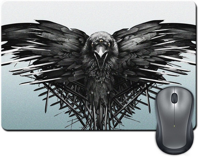 

Rangeele Inkers Game Of Thrones Crow Mousepad(Multicolor)