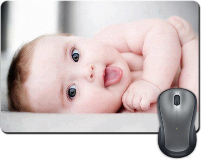 

ShopMantra Baby with toungue out Mousepad(Multicolor)