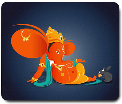 

Giftsmate Enchanting Ganesha Mousepad(Multicolor)