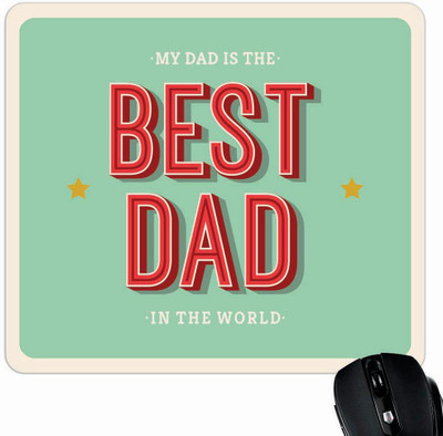 

Giftsmate Best Dad Mousepad(Multicolor)