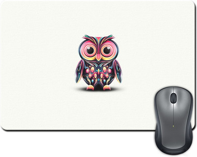 

Rangeele Inkers Owl Colorful Mousepad(Multicolor)