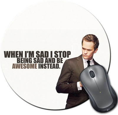 

Rangeele Inkers I Am Awesome Round Mousepad(Multicolor)