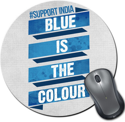 

ShopMantra Go India Go Support Team India Round Mousepad- SMMR00000332 Mousepad(Multicolor)
