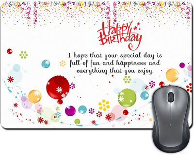

ShopMantra Happy Birthday -SMFP00002257 Mousepad(Multicolor)