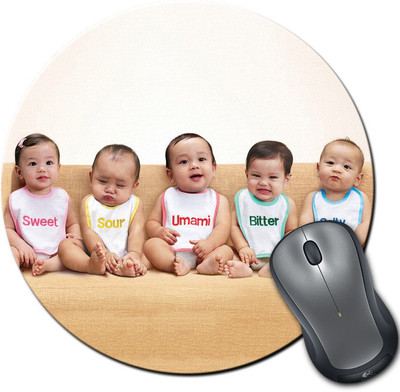 

Rangeele Inkers Sweet Sour Baby Round Mousepad(Multicolor)
