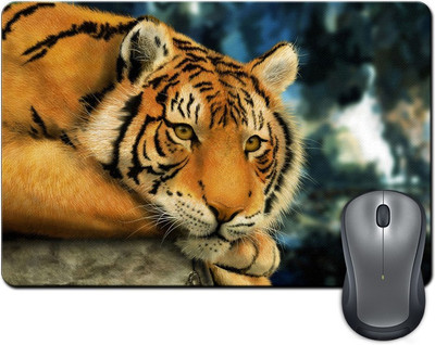 

ShopMantra Indian Tiger Sitting Mousepad(Multicolor)