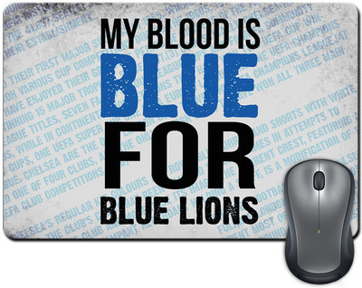 

ShopMantra Chelsea Football Club Blue Lion Quote Mousepad(Multicolor)