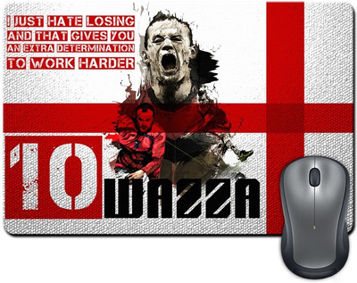 

ShopMantra Wayne Rooney England Football Mousepad(Multicolor)