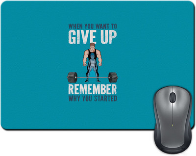 

ShopMantra Never give up Mousepad(Multicolor)