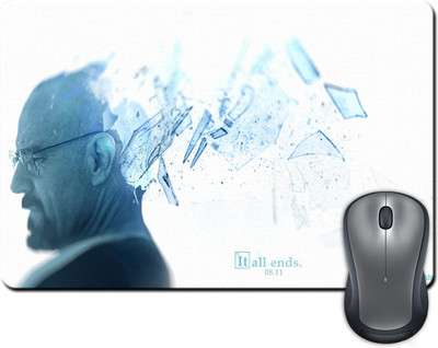 

Rangeele Inkers Breaking Bad It All Ends Mousepad(Multicolor)