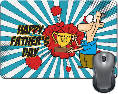 

ShopMantra Happy Father's Day -SMFP00002211 Mousepad(Multicolor)
