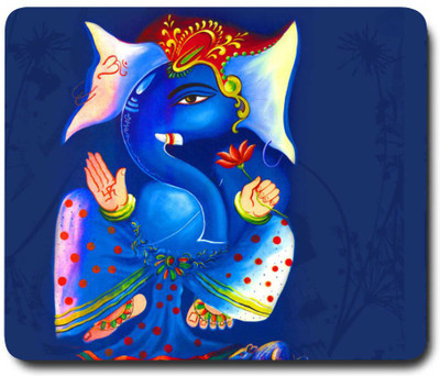 

Giftsmate Blissful Lord Ganesha Mousepad(Multicolor)