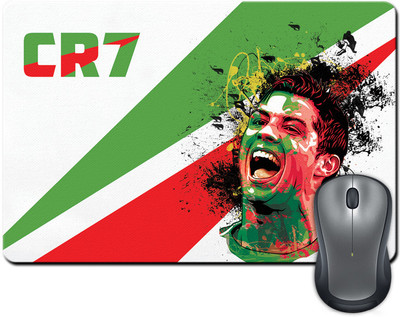 

ShopMantra Christano Ronaldo CR7 Portugal Football Mousepad(Multicolor)